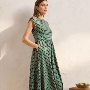 Boden Easy T-Shirt Midi Dress : US 6 in Irish Green